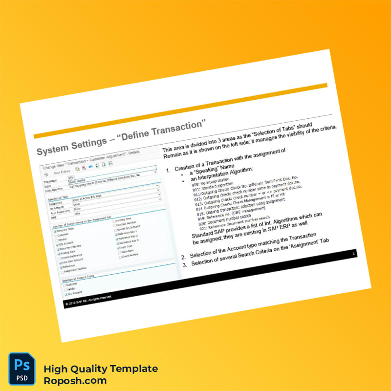 Germany SAP Electronic Bank Statement Template in Word and PDF formats 6 page Germany SAP Electronic Bank Statement Template in Word and PDF formats 6 page