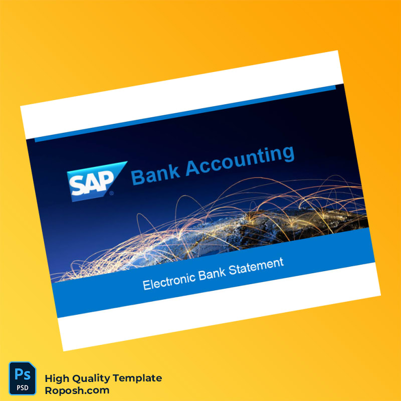 Germany SAP Electronic Bank Statement Template in Word and PDF formats 6 page Germany SAP Electronic Bank Statement Template in Word and PDF formats 6 page