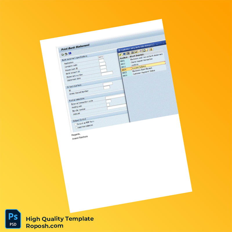 Germany SWIFT MT942 Bank Statement Template in Word and PDF formats 2 page Germany SWIFT MT942 Bank Statement Template in Word and PDF formats 2 page