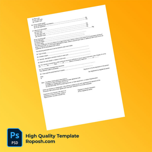 India AAR Autocorp Private Limited Editable Tax Invoice Template in Word and PDF formats