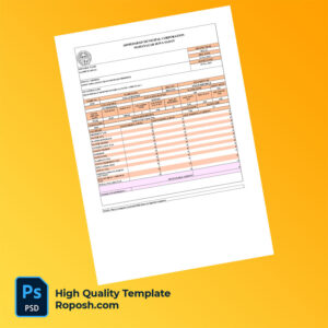India Ahmedabad Municipal Corporation Editable Property Tax Bill Template in Word and PDF formats