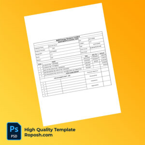 India BGR Energy Systems Limited Editable Reimbursement Claim Form Template in Word and PDF formats