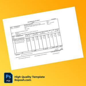 India Bolas Agro Private Limited Editable GST Invoice Template in Word and PDF formats