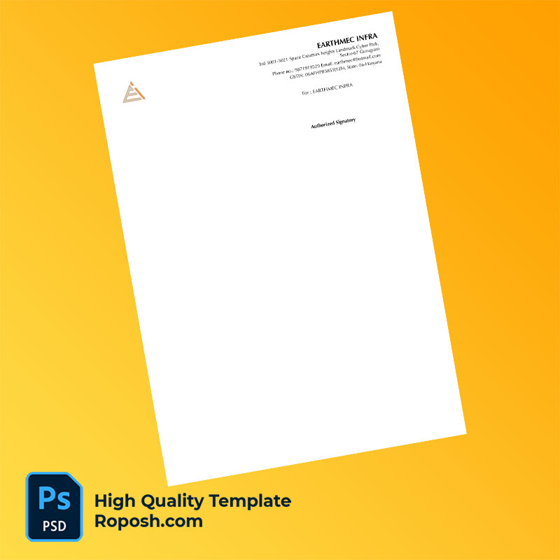 India Earthmec Infra Editable Tax Invoice Template in Word and PDF formats India Earthmec Infra Editable Tax Invoice Template in Word and PDF formats