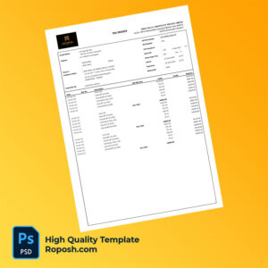 India Ebiza Bulls Hospitality Private Limited Editable Tax Invoice Template in Word and PDF formats
