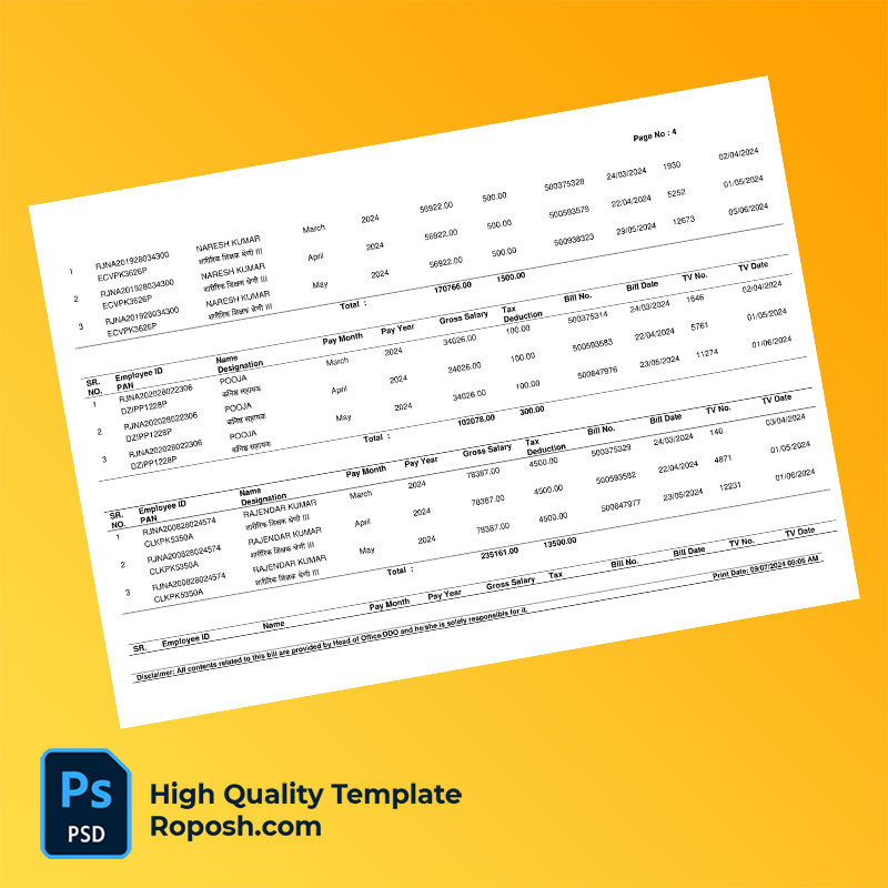 India Government Of Rajasthan Editable Income Tax Report Template in Word and PDF formats India Government Of Rajasthan Editable Income Tax Report Template in Word and PDF formats