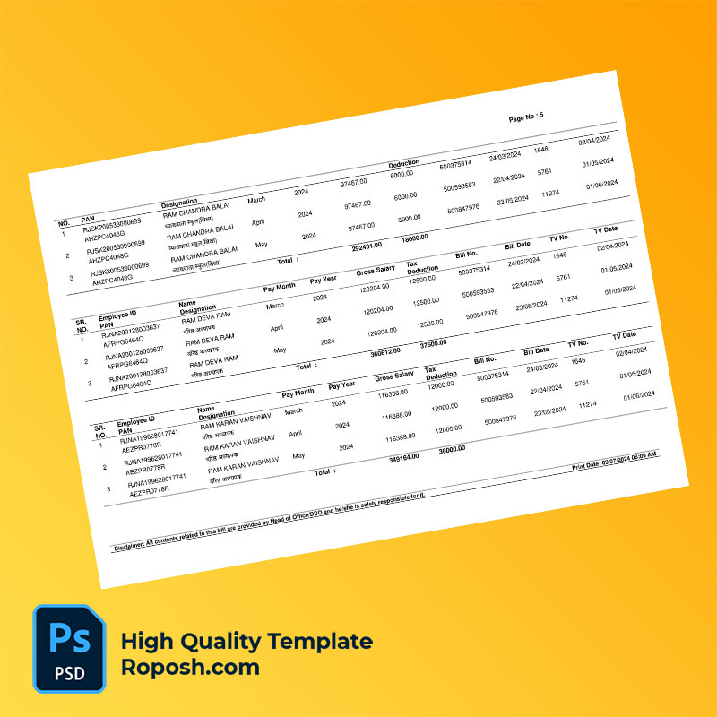 India Government Of Rajasthan Editable Income Tax Report Template in Word and PDF formats India Government Of Rajasthan Editable Income Tax Report Template in Word and PDF formats