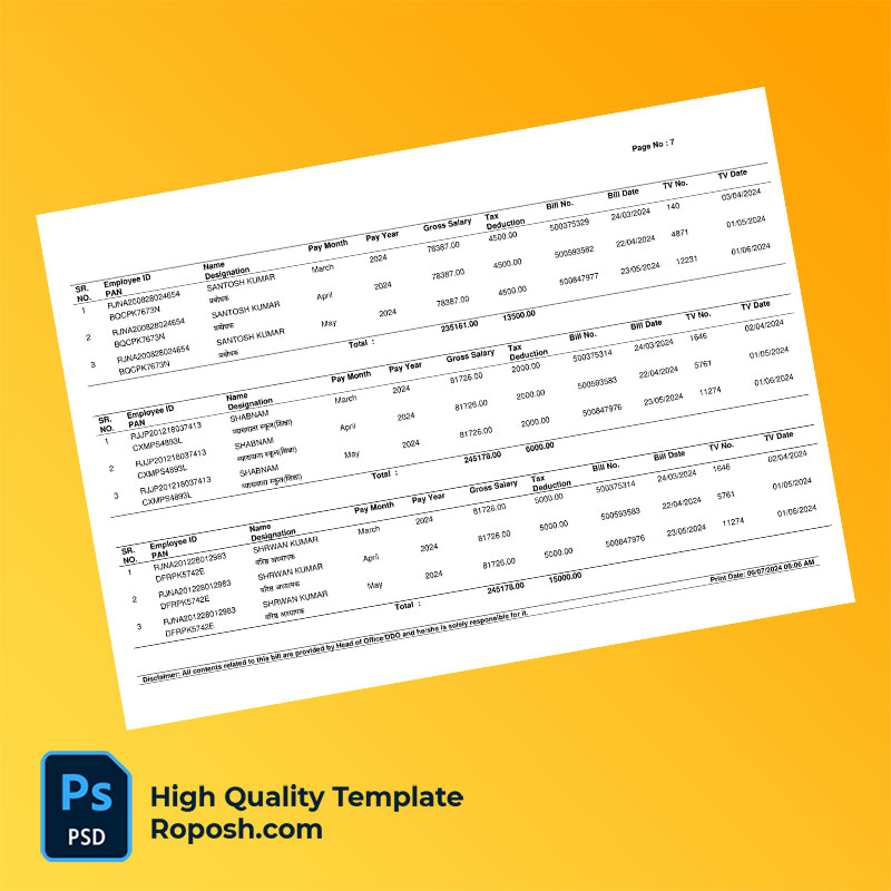 India Government Of Rajasthan Editable Income Tax Report Template in Word and PDF formats India Government Of Rajasthan Editable Income Tax Report Template in Word and PDF formats