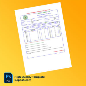 India Greater Hyderabad Municipal Corporation Editable Property Tax Demand Bill Template in Word and PDF formats
