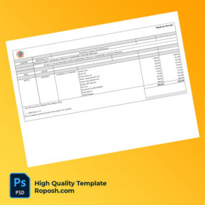 India KDMC Editable Property Tax Receipt Template in Word and PDF formats