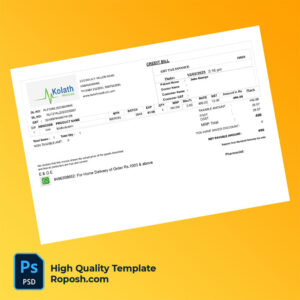 India Kolath Medicals Editable GST Tax Invoice Template in Word and PDF formats India Kolath Medicals Editable GST Tax Invoice Template in Word and PDF formats