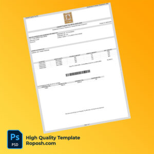 India Kolkata Municipal Corporation Editable Property Tax Bill Template in Word and PDF formats