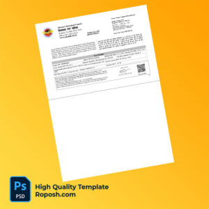 India Silvassa Municipal Council Editable Property Tax Receipt Template in Word and PDF formats