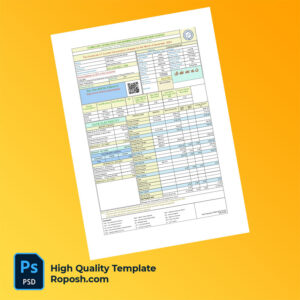 India Tamil Nadu Generation and Distribution Corporation Limited Editable Electricity Bill Template in Word and PDF formats