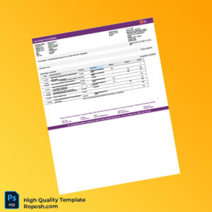 India AU ABHI Bank Statement Template in Word and PDF formats