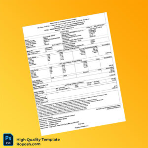 India Alpha Corp Development Private Limited Editable Electricity Bill Template in Word and PDF formats