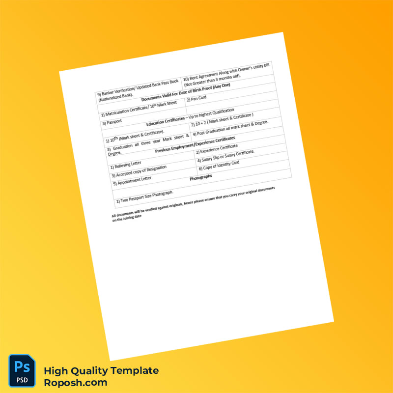 India Bizcom IT Solution PVT LTD Editable Identity Document Template in Word and PDF formats 2 page India Bizcom IT Solution PVT LTD Editable Identity Document Template in Word and PDF formats 2 page