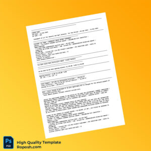 India Canara Bank Statement Template in Word and PDF formats 2 page