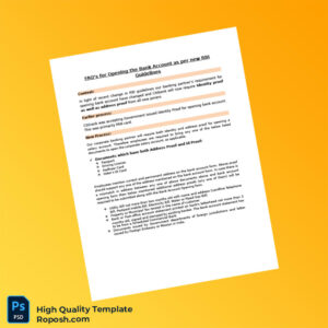 India Citibank Editable Bank FAQs Template in Word and PDF formats 2 page