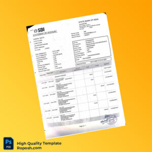 India Document Type Template in Word and PDF formats 5 page