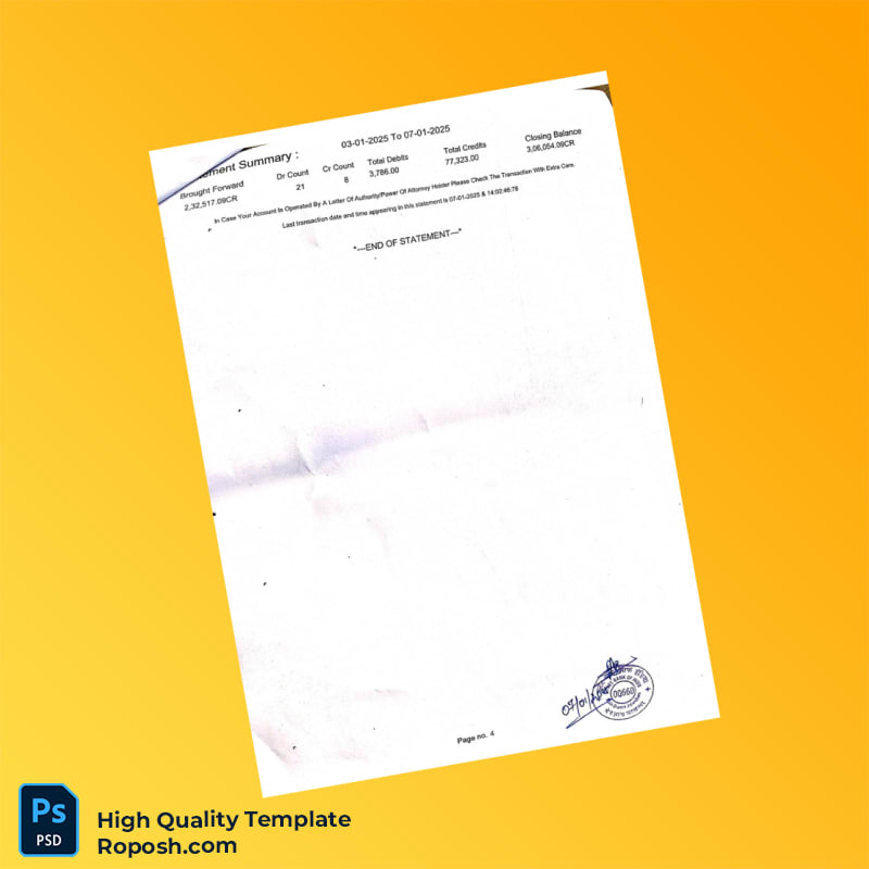 India Document Type Template in Word and PDF formats 5 page India Document Type Template in Word and PDF formats 5 page