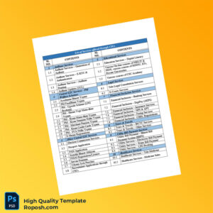 India Editable List of Services Offered Through CSCs Template in Word and PDF formats 2 page