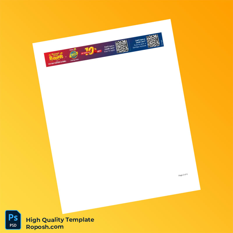 India Kotak Mahindra Bank Statement Template in Word and PDF formats 4 page India Kotak Mahindra Bank Statement Template in Word and PDF formats 4 page