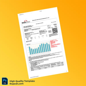 India Maharashtra State Electricity Distribution Co Ltd Editable Electricity Bill Template in Word and PDF formats 4 page