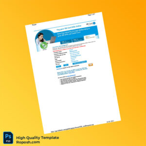 India SBI Editable Payment Acknowledgment Template in Word and PDF formats India SBI Editable Payment Acknowledgment Template in Word and PDF formats