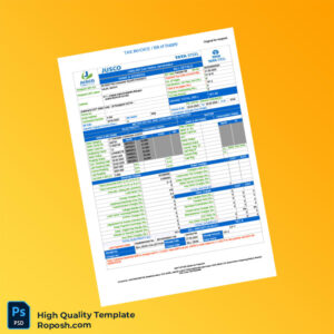 India Tata Steel Editable Electricity Bill Template in Word and PDF formats