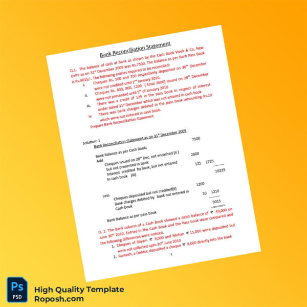 India Template in Word and PDF formats 5 page