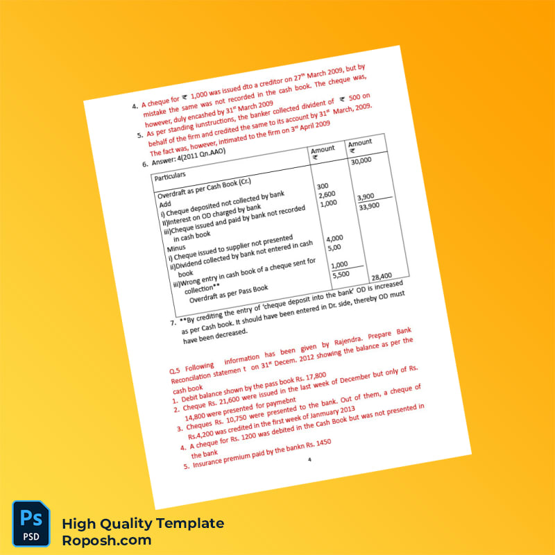 India Template in Word and PDF formats 5 page India Template in Word and PDF formats 5 page