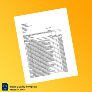 India Visa Inc Bank Statement Template in Word and PDF formats 7 page