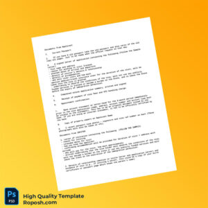 Ireland Editable Visit Visa Template in Word and PDF formats 2 page