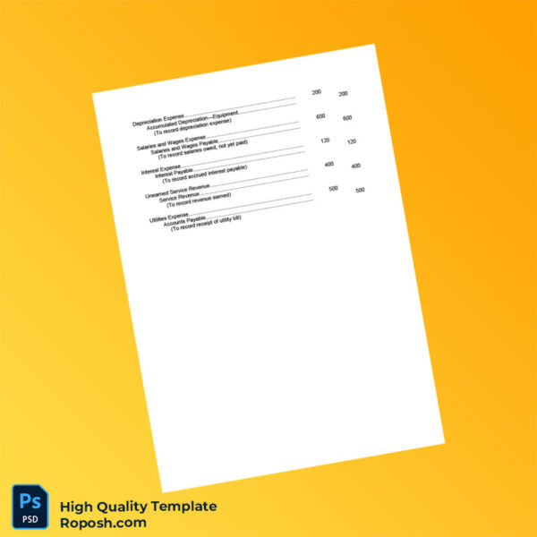 Japan Matsui Company Editable Trial Balance Template in Word and PDF formats 2 page