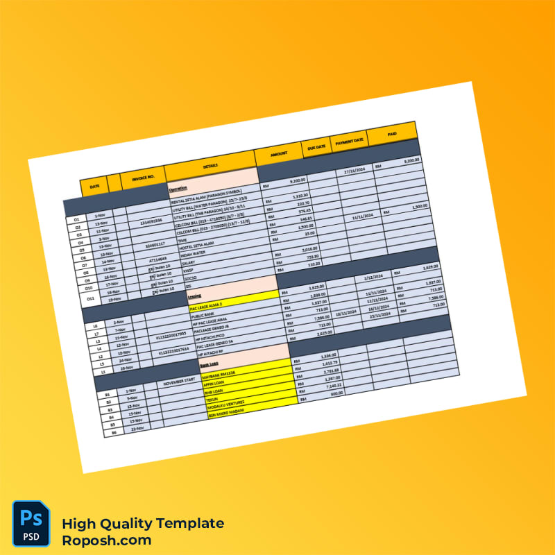 Malaysia Editable Invoice Template in Word and PDF formats 5 page Malaysia Editable Invoice Template in Word and PDF formats 5 page