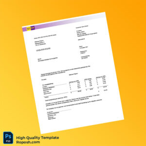 Netherlands Nuon Editable Utility Bill Template in Word and PDF formats