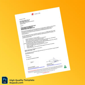 Nigeria Heirs Life Assurance Limited Editable Acknowledgement Letter Template in Word and PDF formats Nigeria Heirs Life Assurance Limited Editable Acknowledgement Letter Template in Word and PDF formats