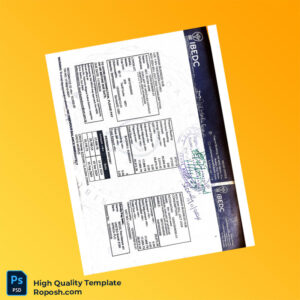 Nigeria IBEDC Editable Utility Bill Template in Word and PDF formats