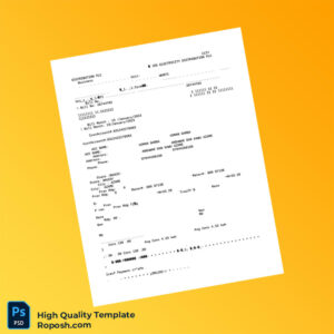 Nigeria Jos Electricity Distribution PLC Editable Utility Bill Template in Word and PDF formats 4 page