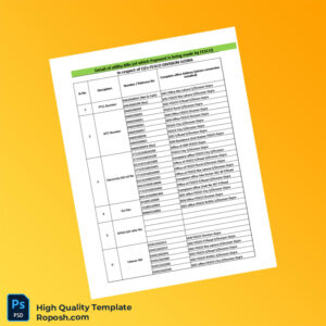 Pakistan FESCO Editable Utility Bills Template in Word and PDF formats 6 page