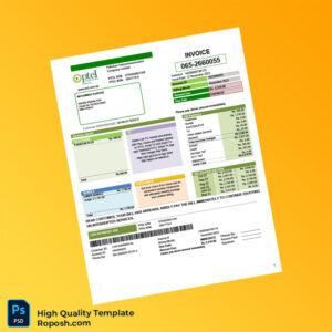 Pakistan PTCL Editable Utility Bill Template in Word and PDF formats