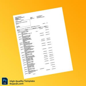 Pakistan Soneri Bank Statement Template in Word and PDF formats 3 page