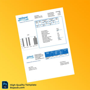 Peru Sedapal La Atarjea Editable Water Bill Template in Word and PDF formats Peru Sedapal La Atarjea Editable Water Bill Template in Word and PDF formats