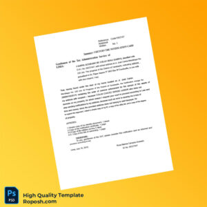 Peru Tax Administration Editable Refund Request Template in Word and PDF formats