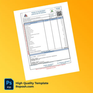 Philippines Finman Business Consultancy Corporation Editable Tax Bill Template in Word and PDF formats