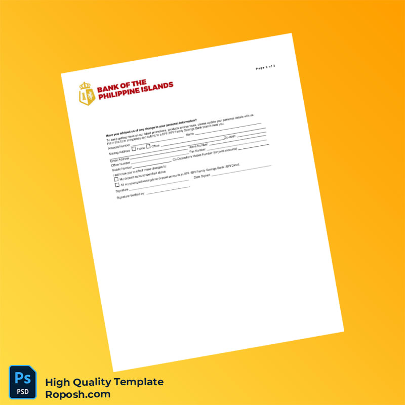 Philippines Bank Of The Philippine Islands Bank Statement Template in Word and PDF formats 4 page Philippines Bank Of The Philippine Islands Bank Statement Template in Word and PDF formats 4 page