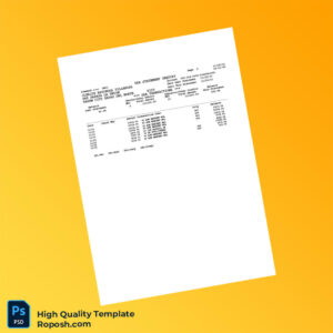 Philippines Document Type_ Bank Statement Template in Word and PDF formats