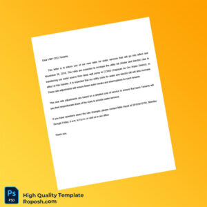 Philippines Editable Letter Template in Word and PDF formats