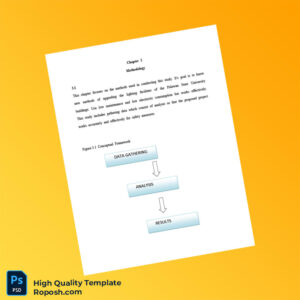 Philippines Editable Methodology Document Template in Word and PDF formats 3 page